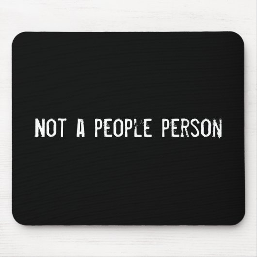 Nicht eine Person Mousepad (Vorne)
