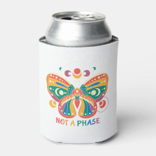 Nicht eine Phase - farbenfroher Butterfly-LGBTQ-St Dosenkühler
