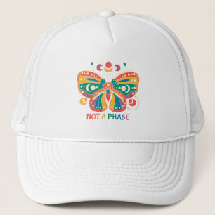 Nicht eine Phase - farbenfroher Butterfly-LGBTQ-St Truckerkappe