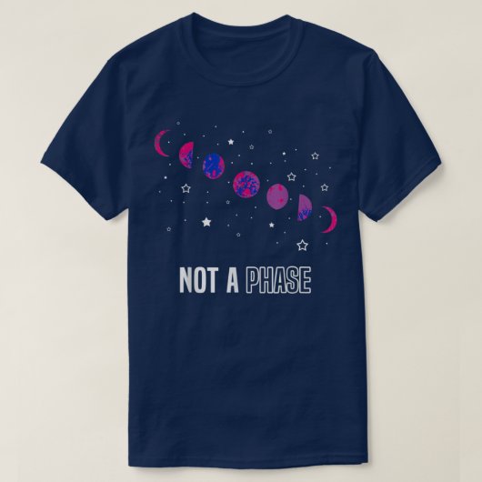 Nicht eine Phase Mondfliege Kleidung Funny Proud T-Shirt (Design vorne)