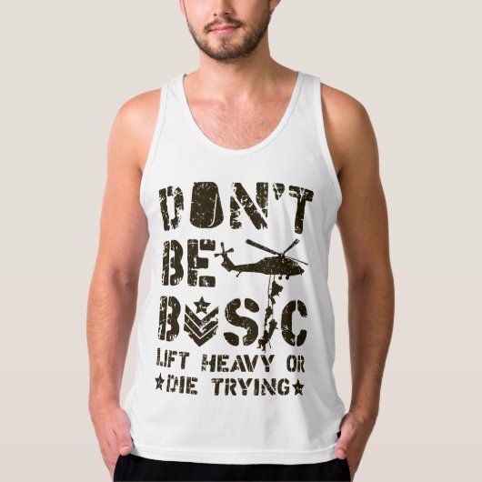 Nicht einfach: Heavy Lift oder Die Tank Top (Vorderseite)