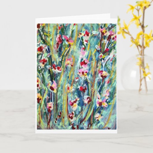 Nicht einfach senden Sie eine Karte, senden Kunst! Karte (Gelbe Blume)