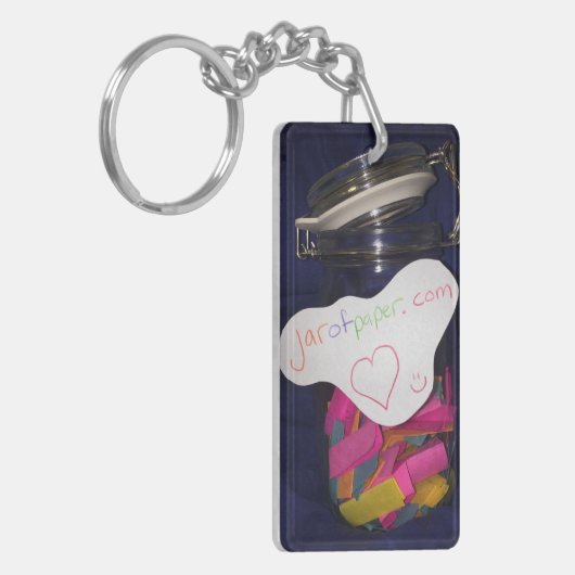 Nicht einfaches Sein menschlicher Schlüsselanhänger (Vorderseite links)