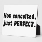 Nicht eingebildet, nur perfekt fotoplatte (Seite)