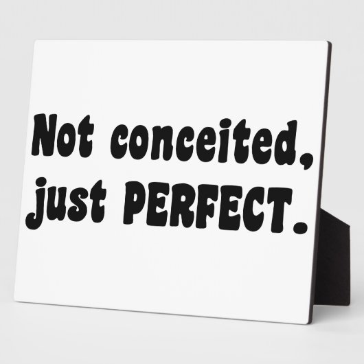 Nicht eingebildet, nur perfekt fotoplatte (Seite)