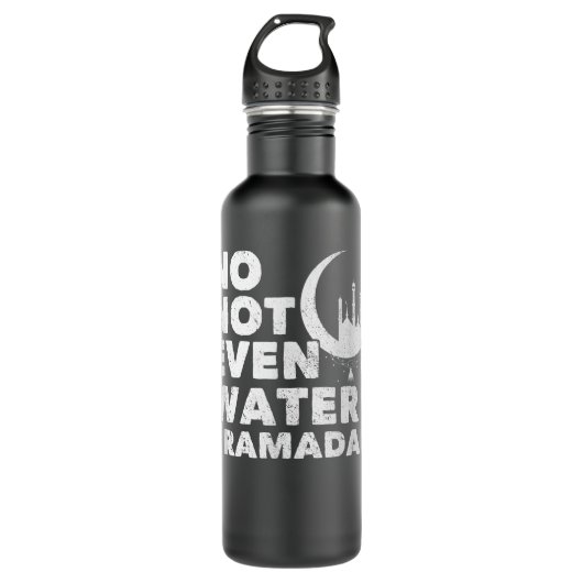 Nicht einmal das Wasser Coole islamische Fastenze Edelstahlflasche (Vorderseite)