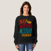 Nicht einmal das Wasser, das den muslimischen Rama Sweatshirt (Vorne ganz)