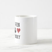 Nicht einmal den Poker Wäscherei Funny Cards falte Kaffeetasse (Mittel)