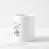Nicht einmal den Poker Wäscherei Funny Cards falte Kaffeetasse (Mittel)