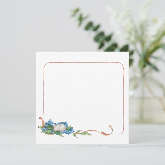 Nicht einmal eine Maus-Note-Karte Einladung (Stehend Vorderseite)