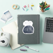 Nicht einmal Kitty hören Aufkleber (iPad Hülle)