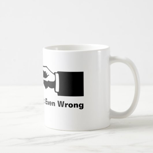 Nicht einmal Unrecht Kaffeetasse (Rechts)