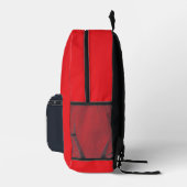 Nicht einsam - Funny Character (rot) bedruckter Ba Rucksack (Rechts)