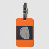 Nicht einsam sonnige Gepäckmarke Gepäckanhänger (Vorderseite Vertikal)