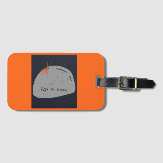 Nicht einsam sonnige Gepäckmarke Gepäckanhänger (Vorderseite (Horizontal))