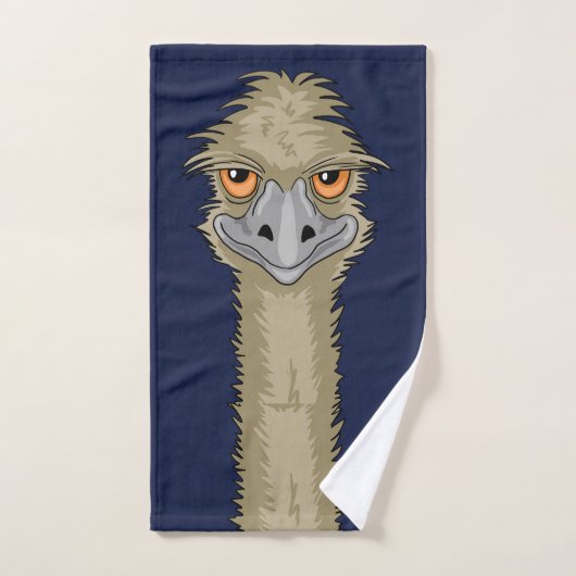 Nicht Emused Funny Emu Pun Badhandtuch Set (Handtuch)