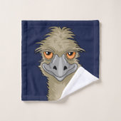 Nicht Emused Funny Emu Pun Badhandtuch Set (Waschlappen)