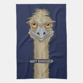 Nicht Emused Funny Emu Pun Geschirrtuch (Vertikal)