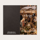 Nicht enttäuschen - Atheistische Weihnachtskarten (Außenseite Aufgefaltet)