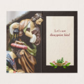 Nicht enttäuschen - Atheistische Weihnachtskarten (Innenseite Aufgefaltet)