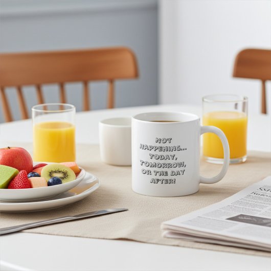 Nicht Ereignis - Funny Typografy Coffee Tasse