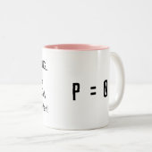 Nicht Ereignis Mathematik Wahrscheinlichkeit Verzö Zweifarbige Tasse (VorderseiteRechts)