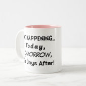 Nicht Ereignis Mathematik Wahrscheinlichkeit Verzö Zweifarbige Tasse (Vorderseite Links)