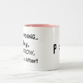 Nicht Ereignis Mathematik Wahrscheinlichkeit Verzö Zweifarbige Tasse (Mittel)