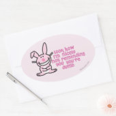 Nicht erinnern ovaler aufkleber (Umschlag)