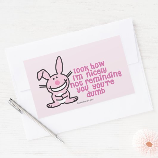 Nicht erinnern rechteckiger aufkleber (Umschlag)