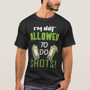 Nicht erlaubt, lustige Alkohol-Slogans Tequi zu tr T-Shirt