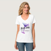 Nicht erschütternd T - Shirt Parkinson's Bewusstse (Vorderseite Vollansicht)