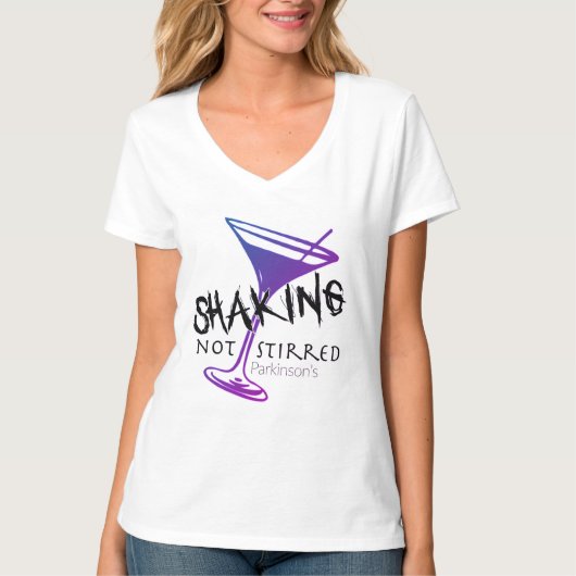 Nicht erschütternd T - Shirt Parkinson's Bewusstse (Vorderseite)