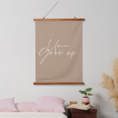 Nicht erwachsen wandteppich mit holzrahmen (Schlafzimmer)