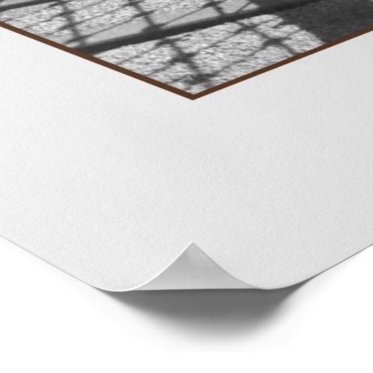 NICHT fallen - verschwunden Poster (Ecke)