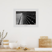 NICHT fallen - verschwunden Poster (Küche)