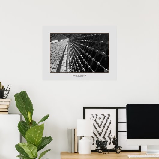 NICHT fallen - verschwunden Poster (Heimbüro)