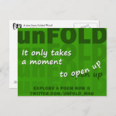 Nicht falten postkarte (Vorne/Hinten)