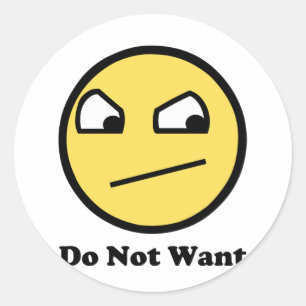 Nicht fantastisch wollen Sie nicht Runder Aufkleber