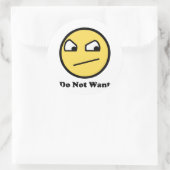 Nicht fantastisch wollen Sie nicht Runder Aufkleber (Tasche)