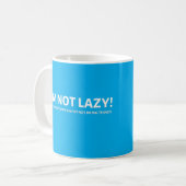 Nicht faul kaffeetasse (Vorderseite Links)