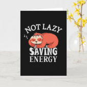 Nicht faul, Rettend Energie Karte (Gelbe Blume)