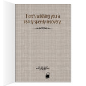 "Nicht Feline sehr gut" Cat-Lover Get-Well-Card (Innen (Rechts))