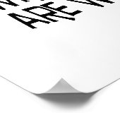 Nicht fest verpackt poster (Ecke)