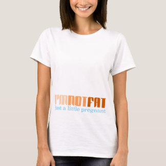 Nicht fettes gerade schwangeres T-Shirt