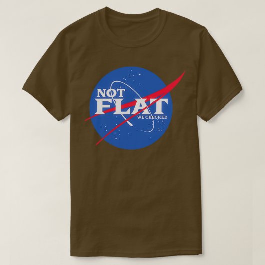 Nicht flach geprüft T-Shirt (Design vorne)