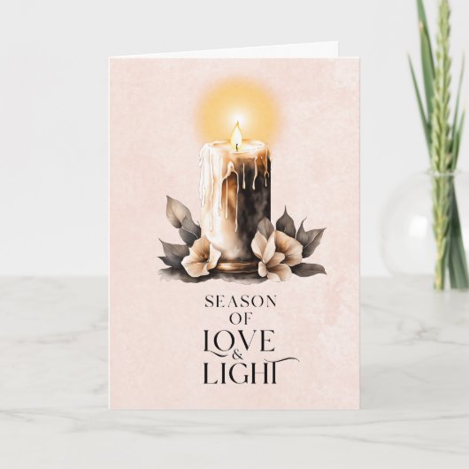 Nicht-Foto-gefaltete Weihnachtskarte Feiertagskarte (Vorderseite)