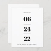 Nicht Foto Save the Date (Vorne/Hinten)