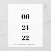 Nicht Foto Save the Date (Vorderseite)