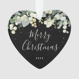 Nicht-Foto-Schneeballherz Weihnachten geformt Ornament